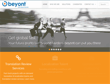 Tablet Screenshot of beyont.com